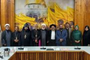 نشست صمیمی مدیرعامل بنیاد خاتم الاوصیاء با بزرگان ادیان به همت مجمع مفام نشست صمیمی مدیرعامل بنیاد خاتم الاوصیاء با بزرگان ادیان به همت مجمع مفام