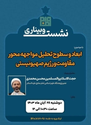 ابعاد و سطوح تحلیل مواجهه محور مقاومت و رژیم صهیونیستی